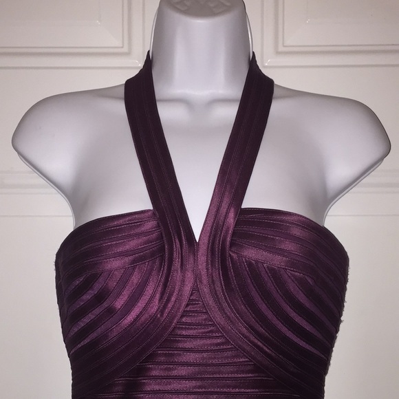 BCBGMAXAZRIA Ria Halter Mini Formal Dress Size 4 - Picture 4 of 14